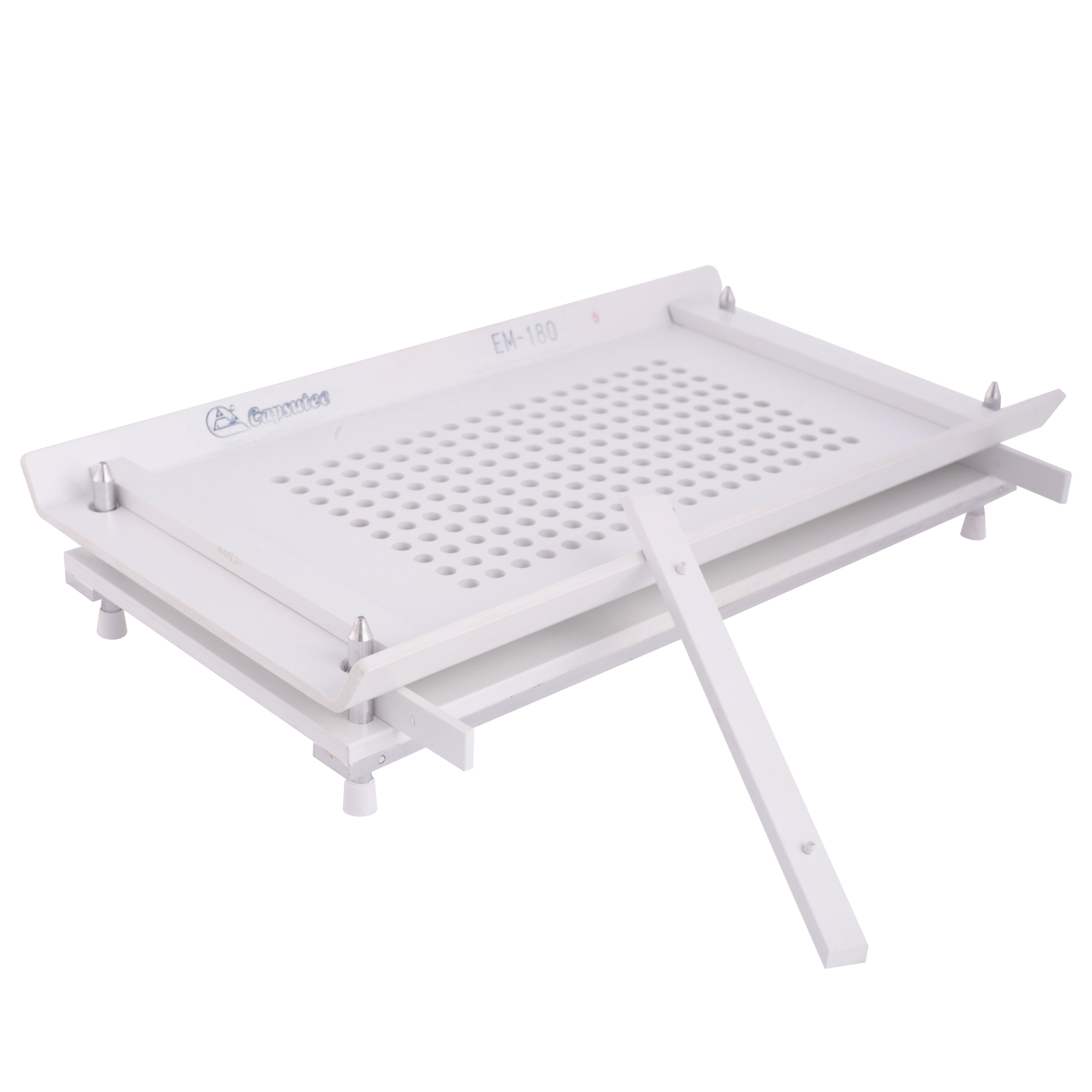 Encapsuladora manual com bordas curvas